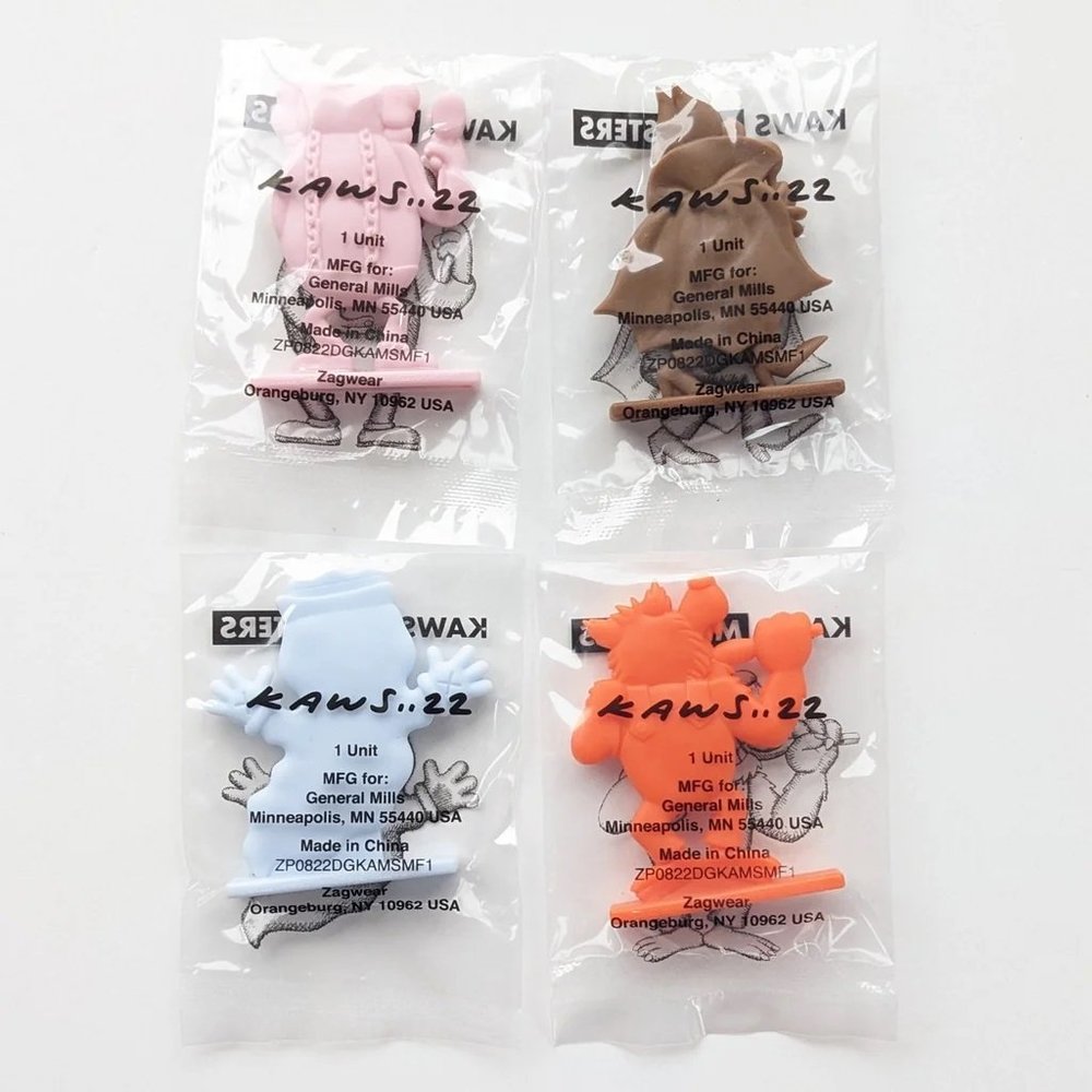 KAWS Monsters Figurines Set of 4 General Mills Limited Edition 2022 - Picture 5 of 13